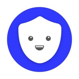 Логотип Guardian Connect — щит с дружелюбным лицом